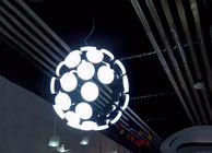 La suspension moderne en aluminium de l'acrylique LED allume les lampes inachevées de sphère pour le salon